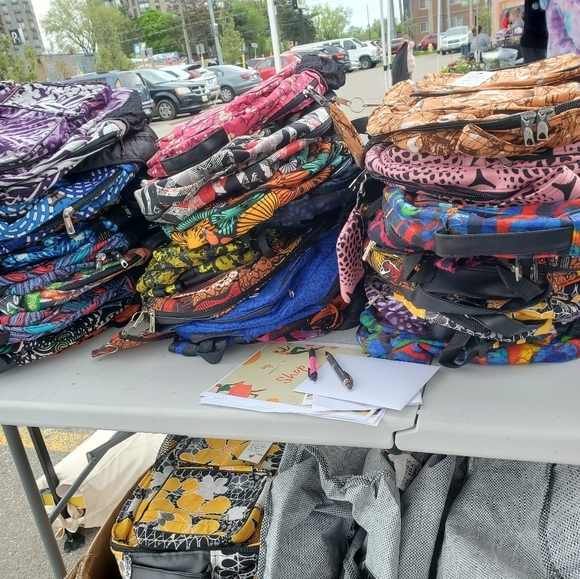 African Textile Backpack - Picture 11 of 11